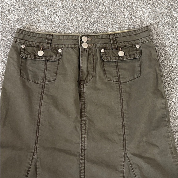 Vintage Y2K Unionbay Green Skirt - Picture 3 of 5